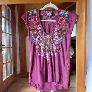 Johnny Was hi-low top xs